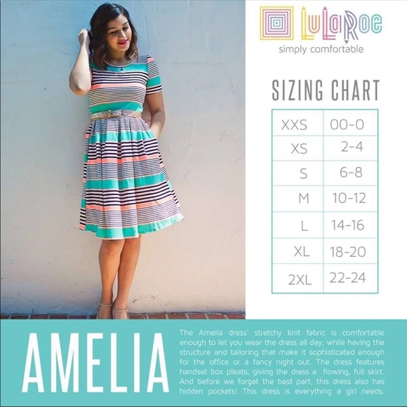 LuLaRoe | Dresses | Lularoe Amelia 
